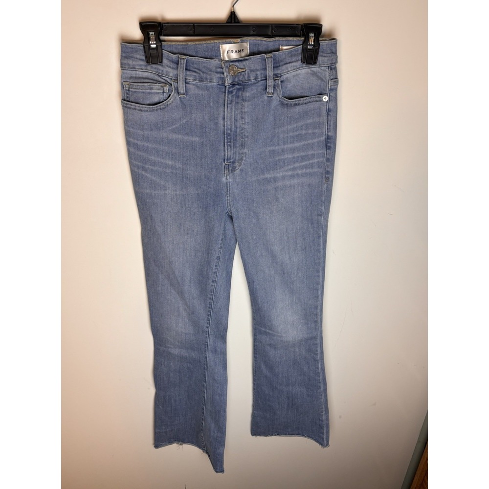 FRAME Dark Wash Le High Flare Jeans Women's Size 28 Stretch